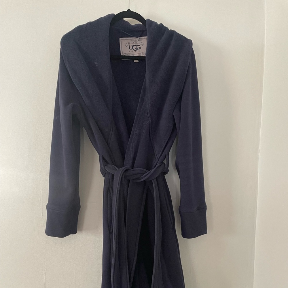 UGG Navy Duffield Robe